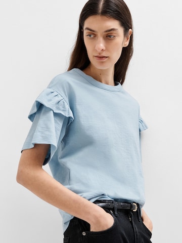 SELECTED FEMME - Camisa 'Rylie' em azul
