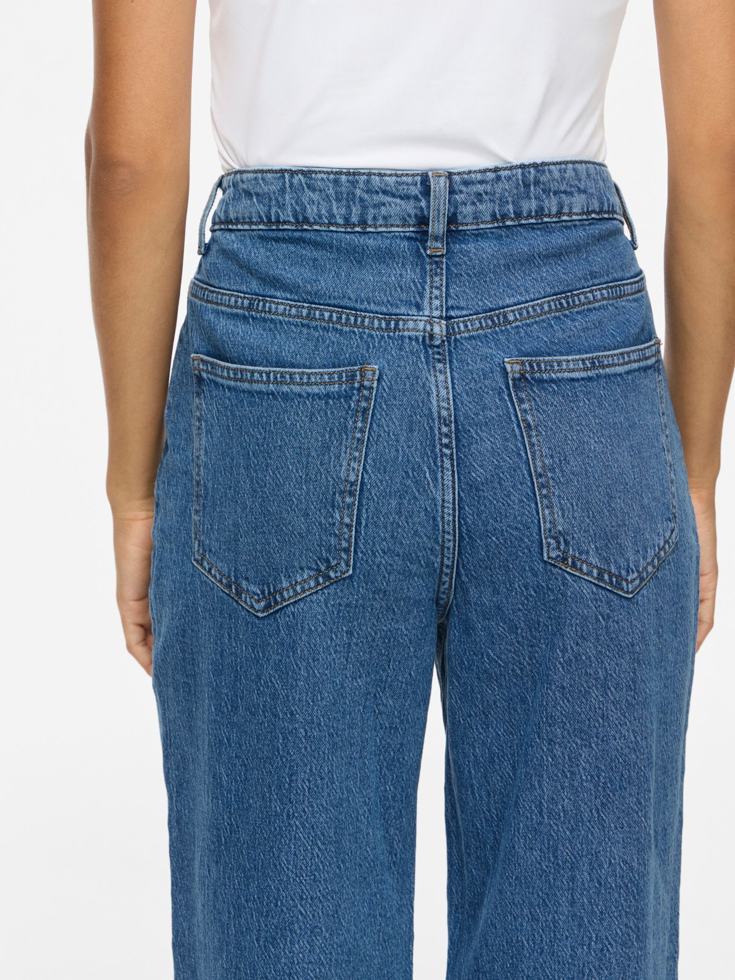VILA - Loosefit Vaquero en azul