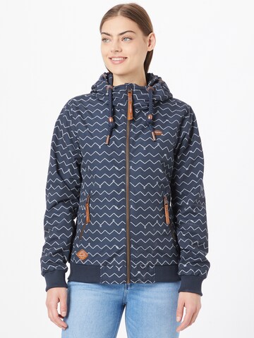 Ragwear Performance Jacket 'NUGGIE' in Blue: front