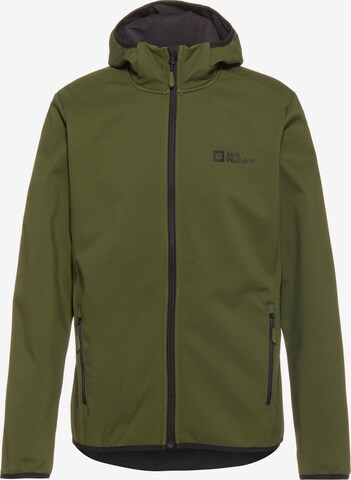 JACK WOLFSKIN Outdoorjas 'Bornberg' in Groen: voorkant