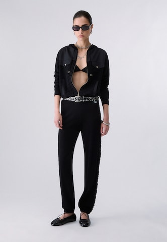 regular Pantaloni di Liu Jo in nero: frontale