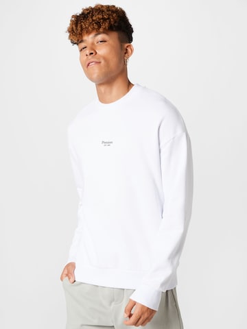 JACK & JONESSweater majica 'KAM' - bijela boja: prednji dio
