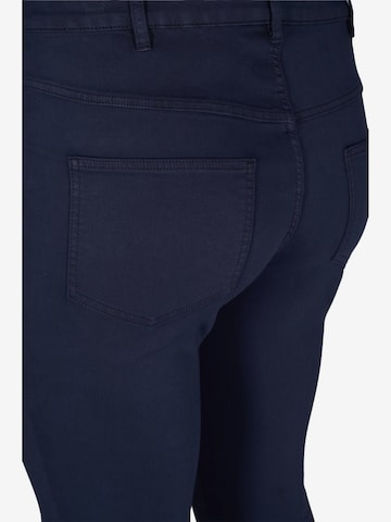 Zizzi Skinny Jeans 'Amy' in Blauw