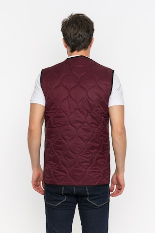 Gilet 'Sandro' Giorgio di Mare en rouge