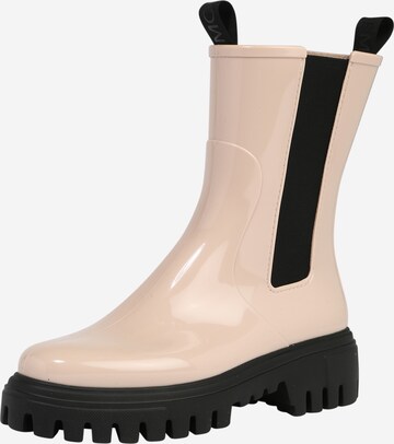 LEMON JELLY Rubber Boots 'CITY' in Beige: front