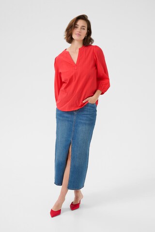 Chemisier 'Jollia' Kaffe en rouge
