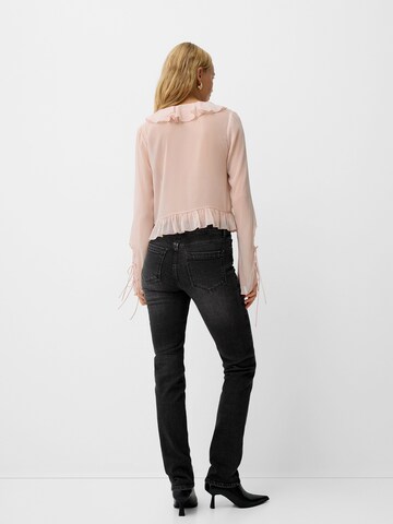 Slimfit Jeans di Bershka in nero