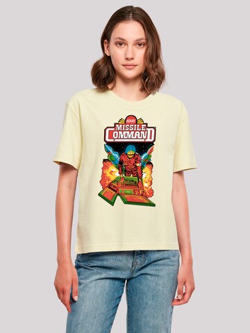 T-shirt 'Arcade Game Atari Retro' F4NT4STIC en jaune : devant