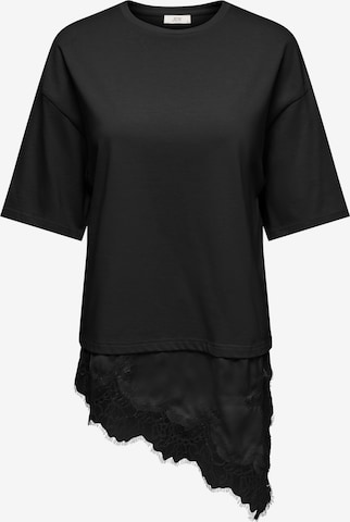 JDY Тениска 'JDYAlma' в черно: отпред