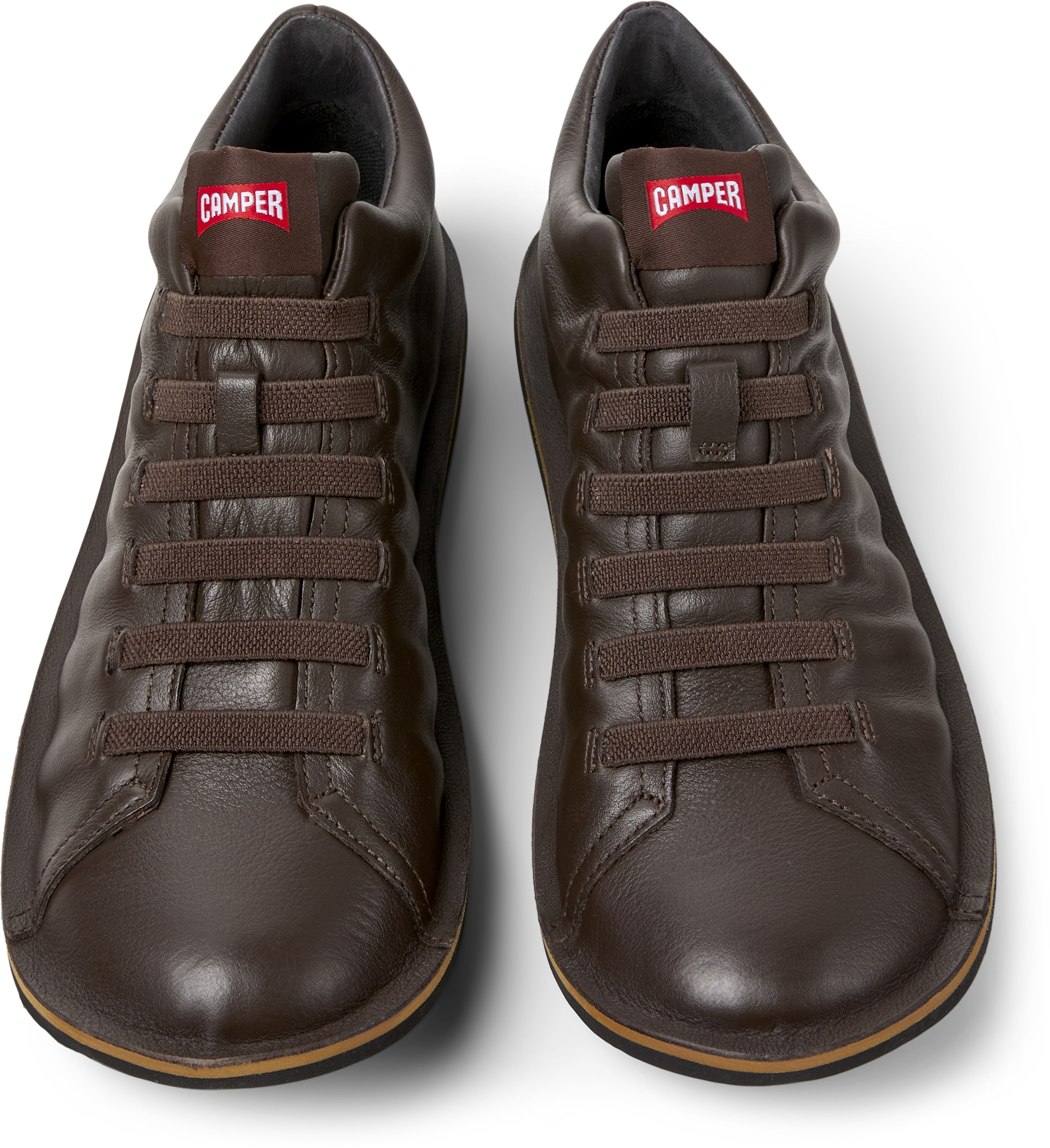 CAMPER Sneakers laag ' Beetle ' in Bruin