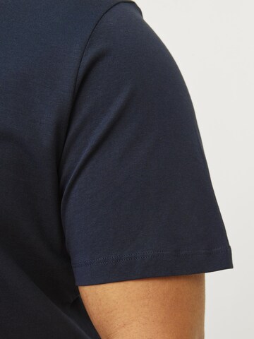 Jack & Jones Plus - Camiseta en azul