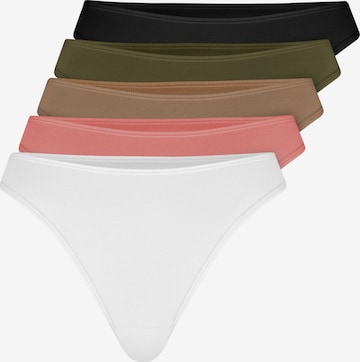 Nur Die Thong in Brown: front