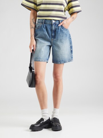 OH APRIL Regular Pleat-front jeans 'Toum' in Blue: front