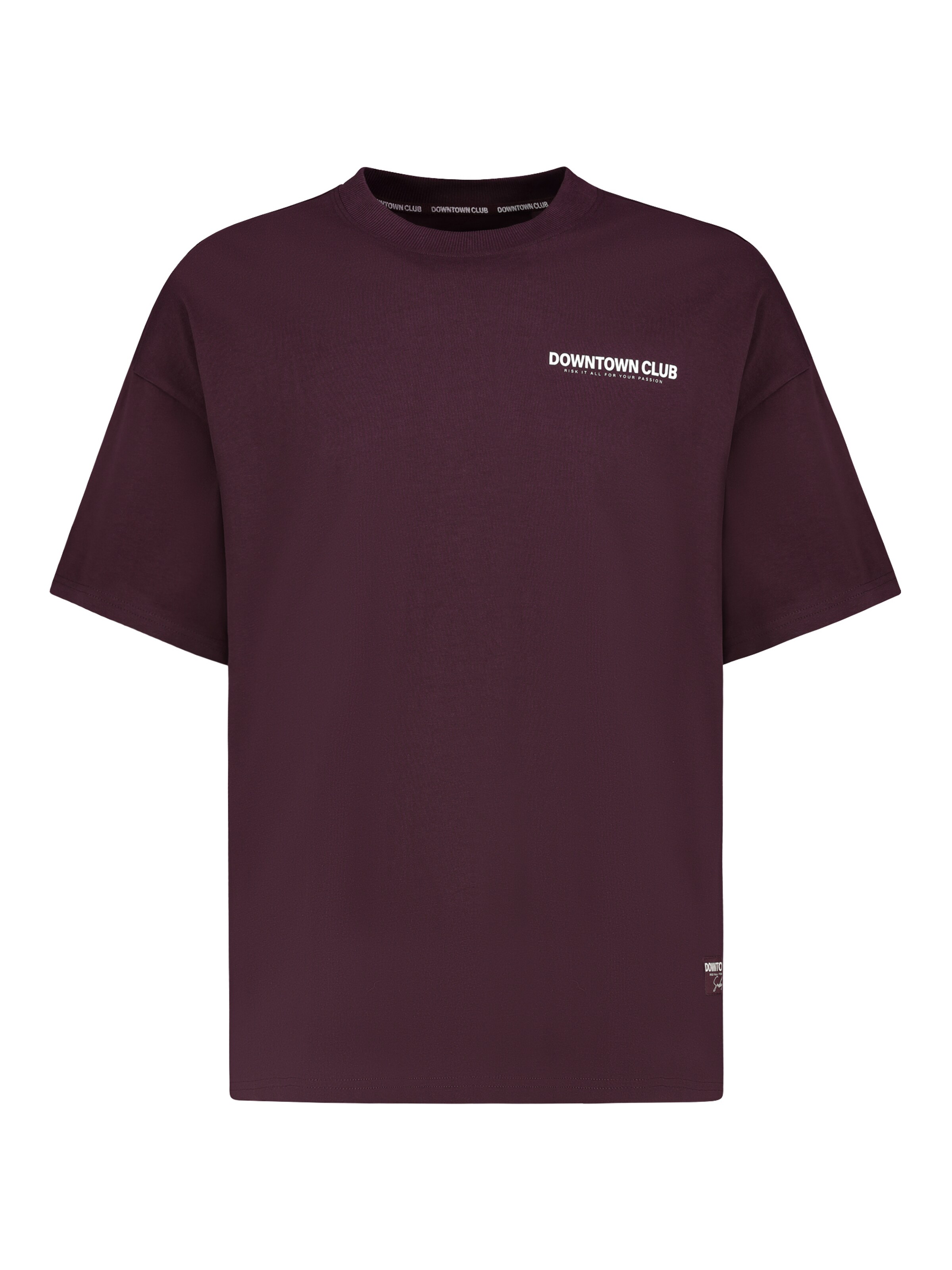 Sublevel T-Shirt 'Club' in Rot: Vorderseite