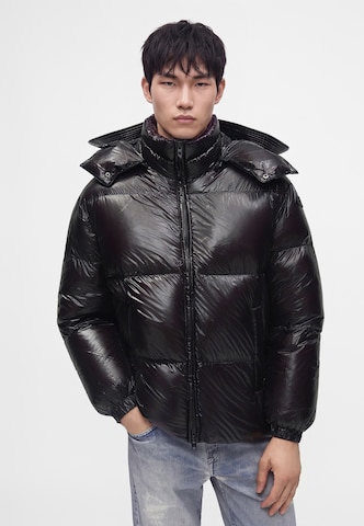 DIESEL - Casaco de inverno em preto: frente