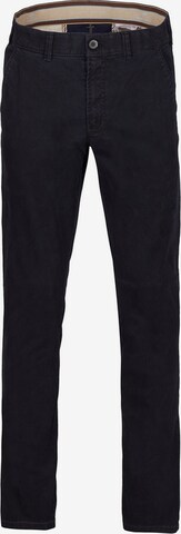 CLUB OF COMFORT Regular Chino Pants in Black: front