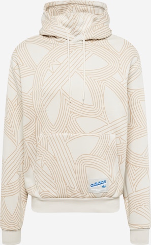 ADIDAS ORIGINALS Tréning póló 'Original Athletic Club Allover Print' - bézs: elől