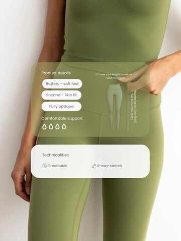 MyLibi Skinny Leggings in Green