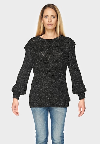 Le Temps Des Cerises Sweater 'OSTER' in Black: front