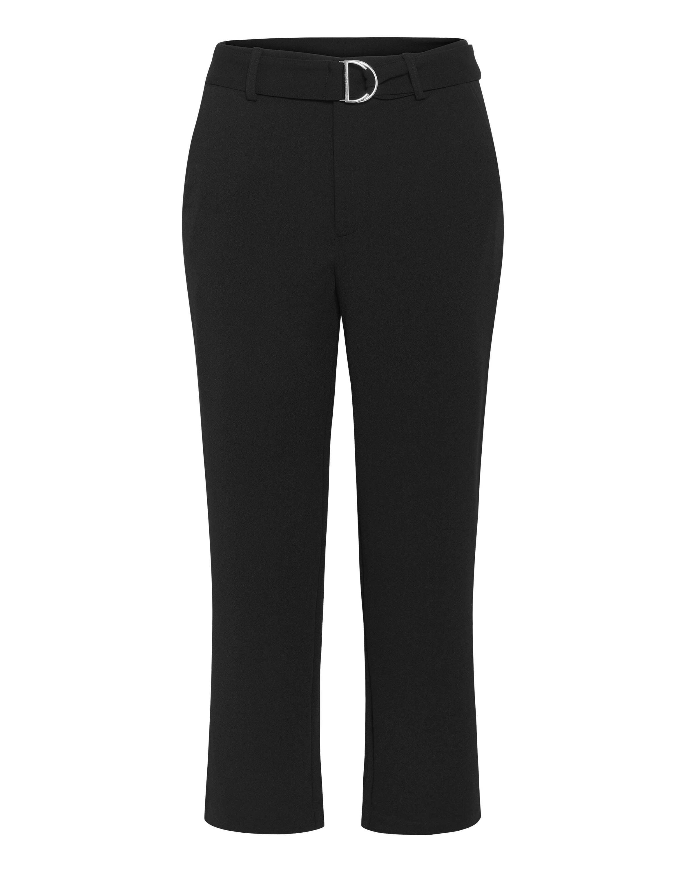 Kaffe Regular Broek 'Thea' in Zwart: voorkant