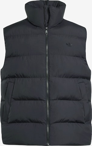 juoda ADIDAS ORIGINALS Liemenė 'Tonal Puffer': priekis