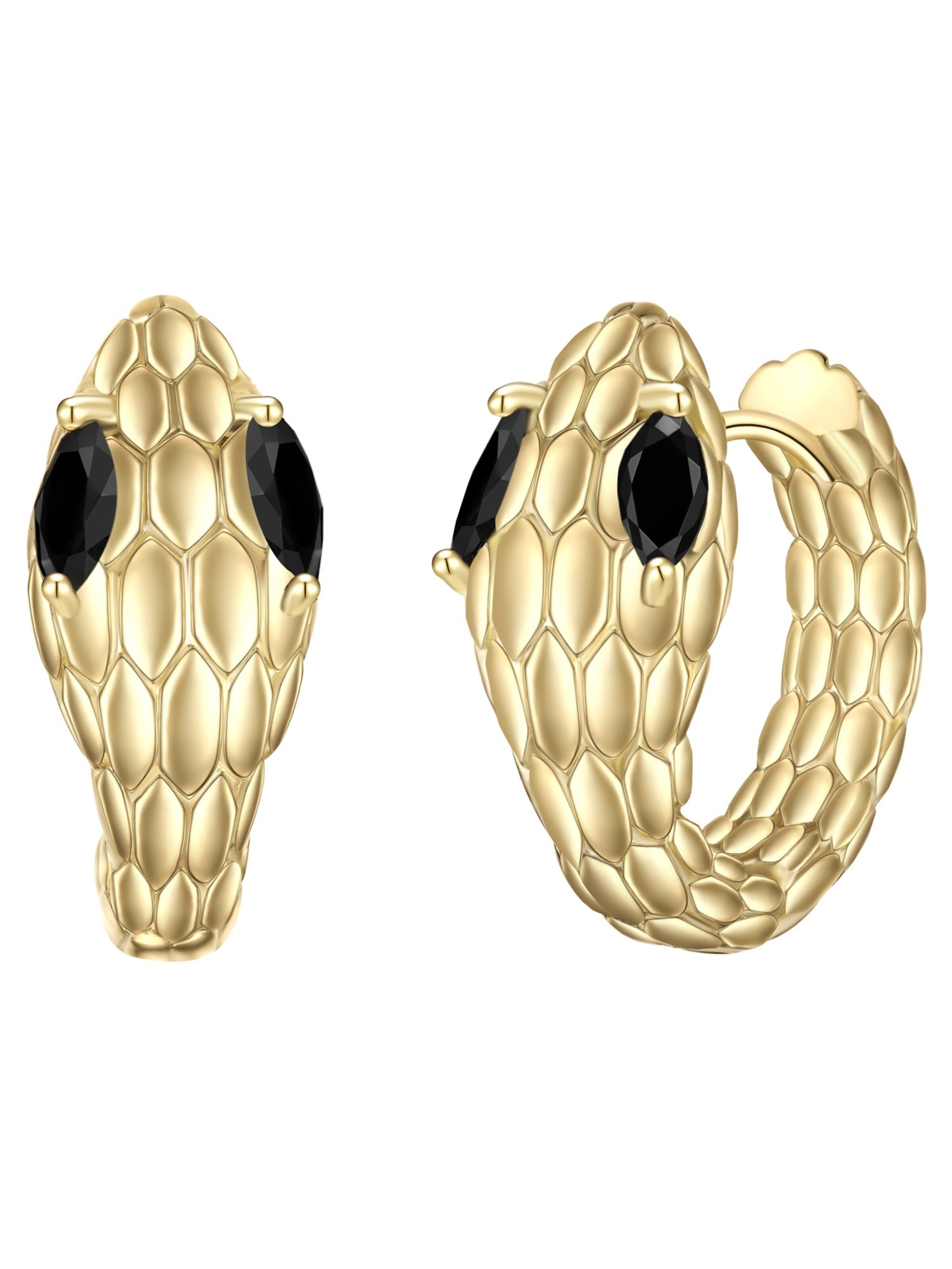 Yokoamii Ohrringe in Gold: Vorderseite