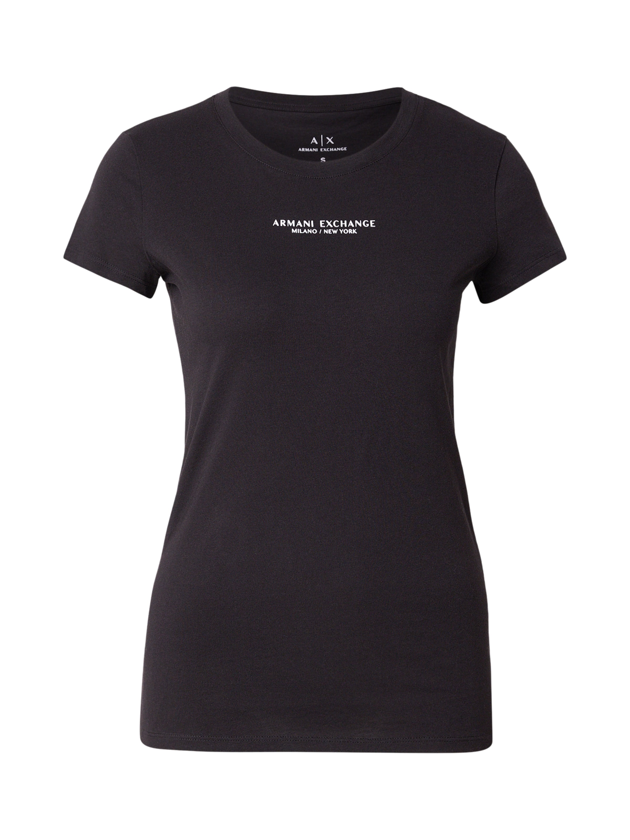 ARMANI EXCHANGE Μπλουζάκι σε μαύρο: μπροστά