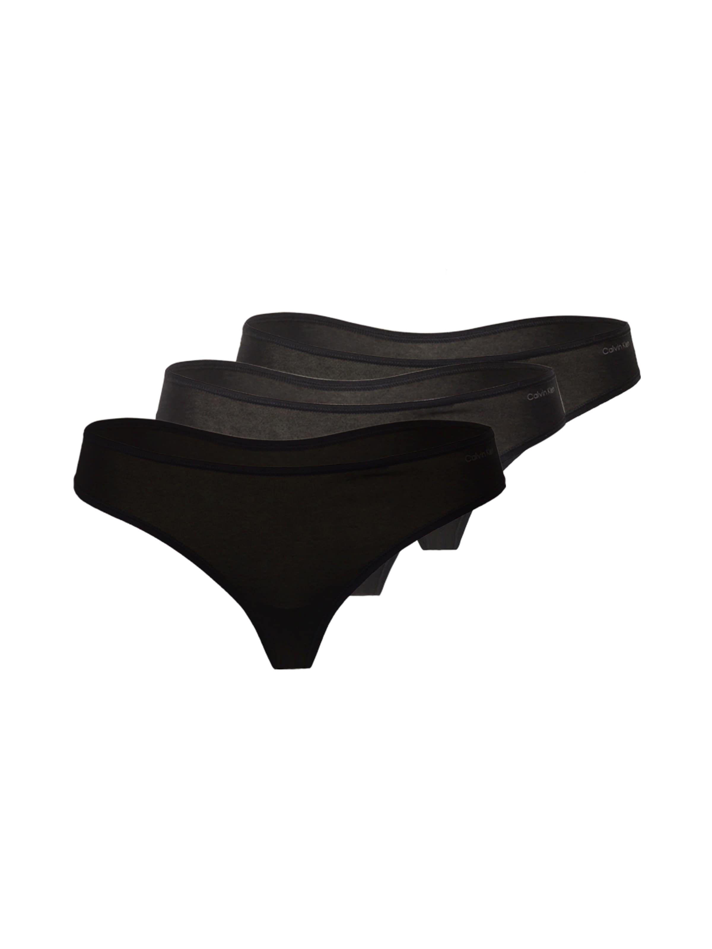 Calvin Klein Underwear String i svart: framsida