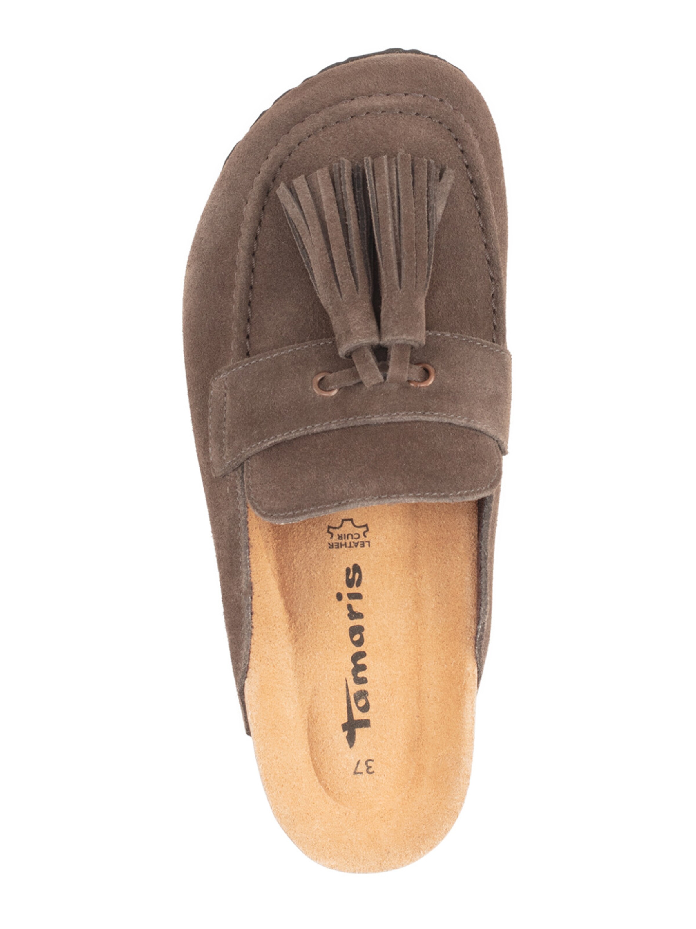 Mule Tamaris en marron
