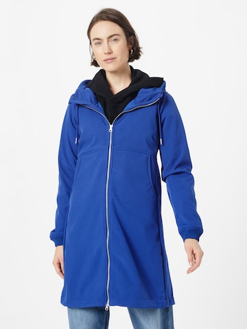 Danefae Between-Seasons Coat in Blue: front