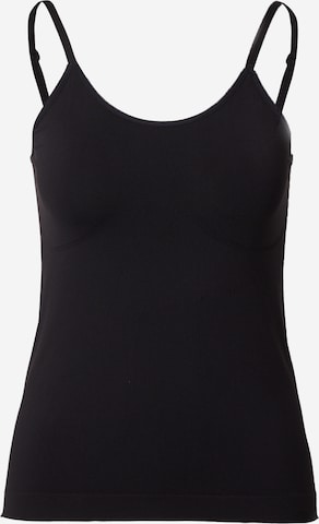 SLOGGI - Camiseta térmica en negro: frente