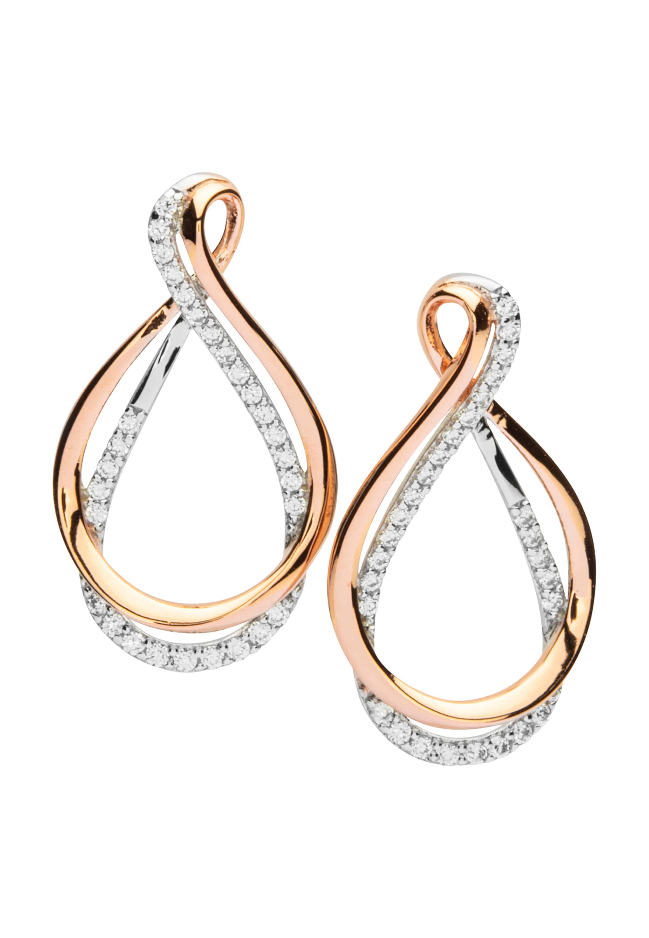 Nana Kay Ohrringe 'Swinging Silver' in Silber: Vorderseite