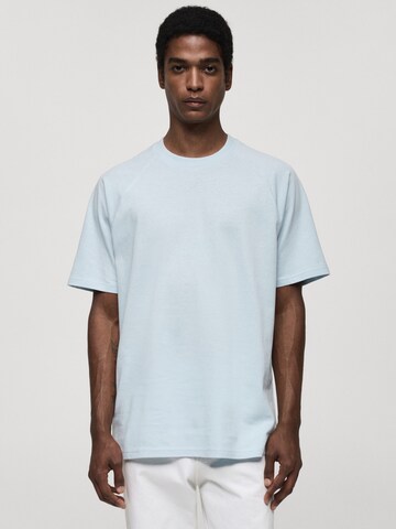 MANGO MAN Shirt 'Circo' in Blue: front