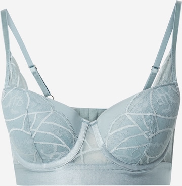 Hunkemöller Balconette Bra 'Luna' in Grey: front