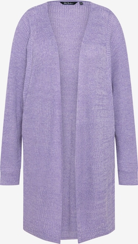 Ulla Popken Knit cardigan in Purple: front