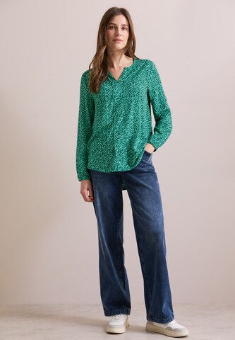 CECIL Gemusterte Bluse in Grün