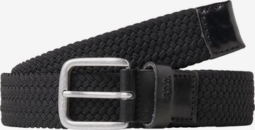 R.D.D. ROYAL DENIM DIVISION Belt 'RDD Royal' in Black: front