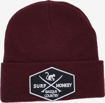 Surf Monkey Mütze in Rot: Vorderseite