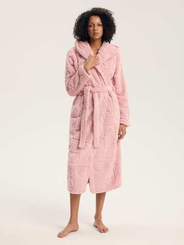 Henderson Bademantel kurz‌‌‌‌‌ in Pink: Vorderseite
