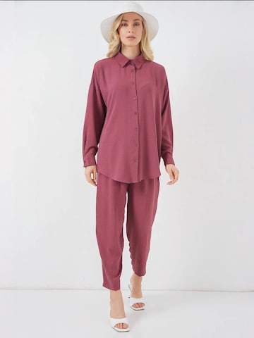 Bigdart - Calças de fato em rosa