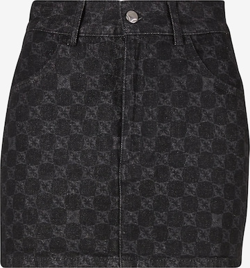 juoda Pequs Sijonas: priekis