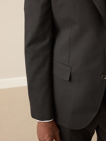 Coupe regular Veste de costume Next en noir