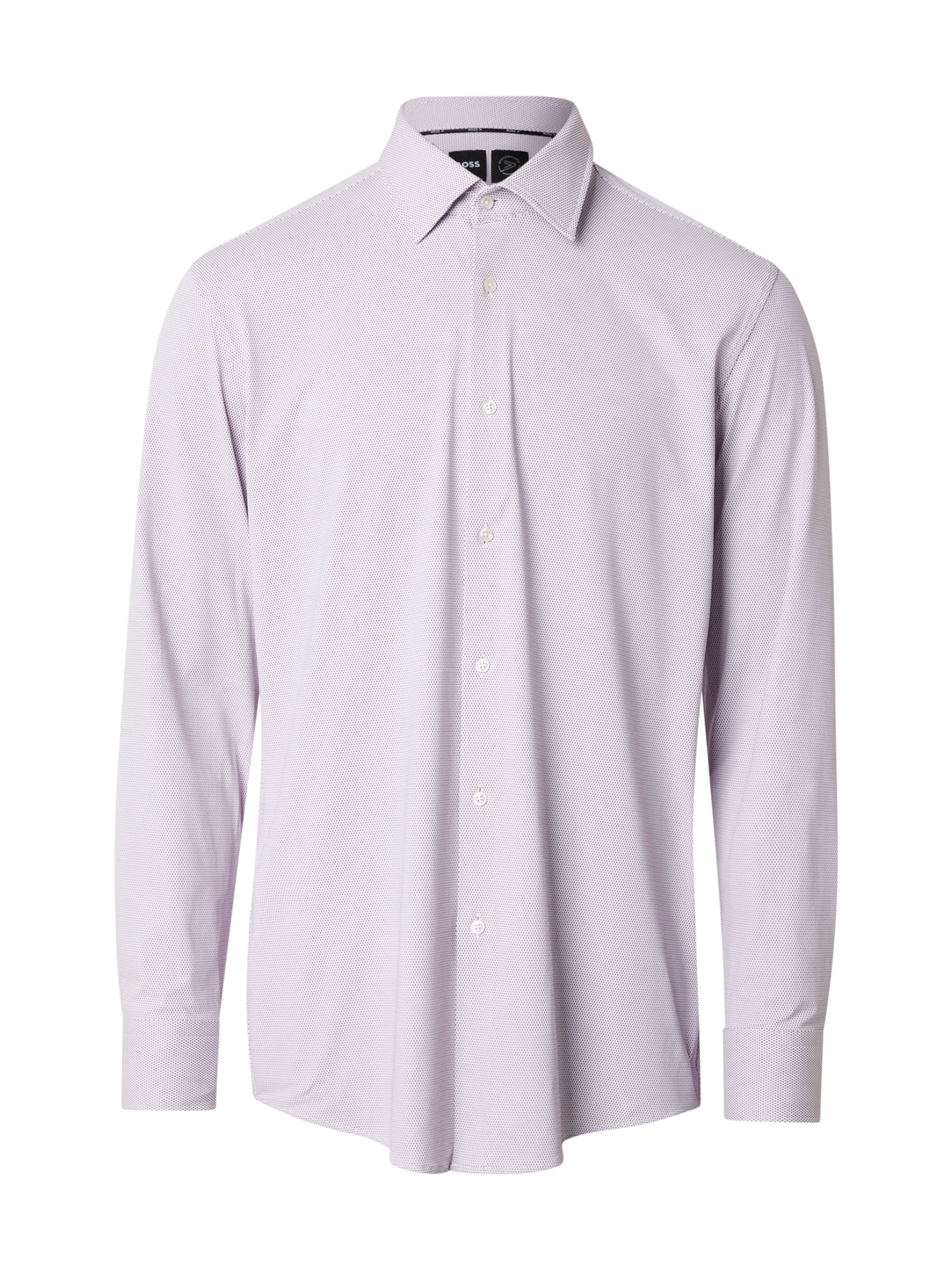 BOSS Средняя посадка Деловая рубашка 'P-HANK' в Ярко-розовый: спереди