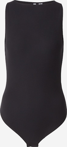 GUESS - Camisa body 'PENELOPE' em preto: frente