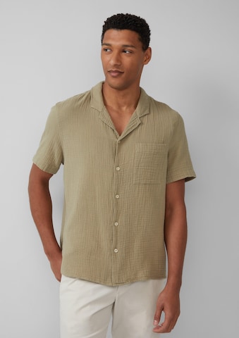 s.Oliver Comfort fit Button Up Shirt in Green: front