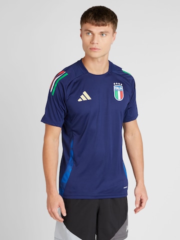 ADIDAS PERFORMANCE Tricot 'Italy Tiro 24' in Blauw: voorkant