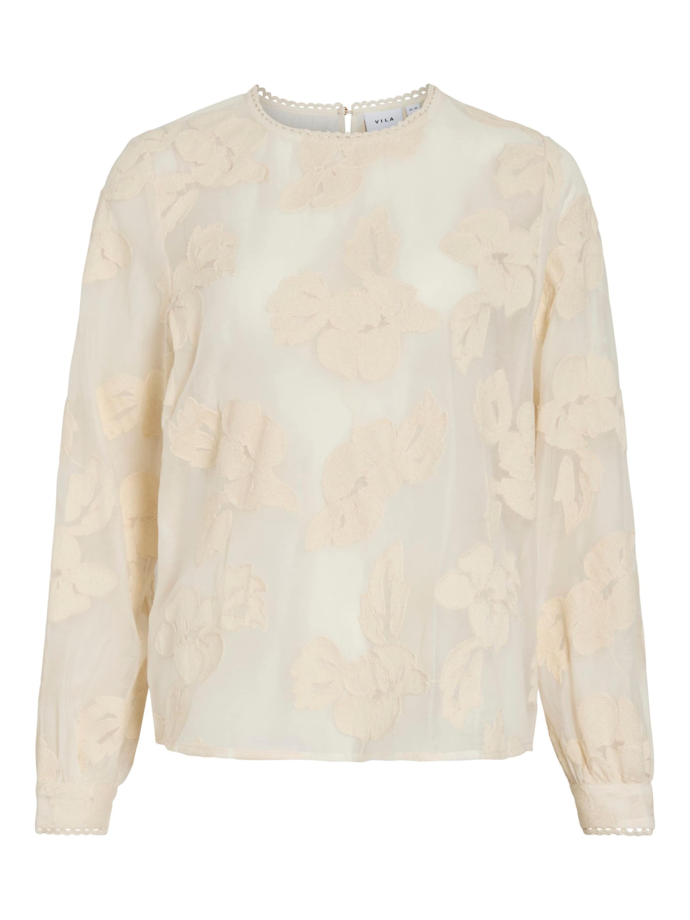 Camicia da donna 'VIEbba' di VILA in beige: frontale