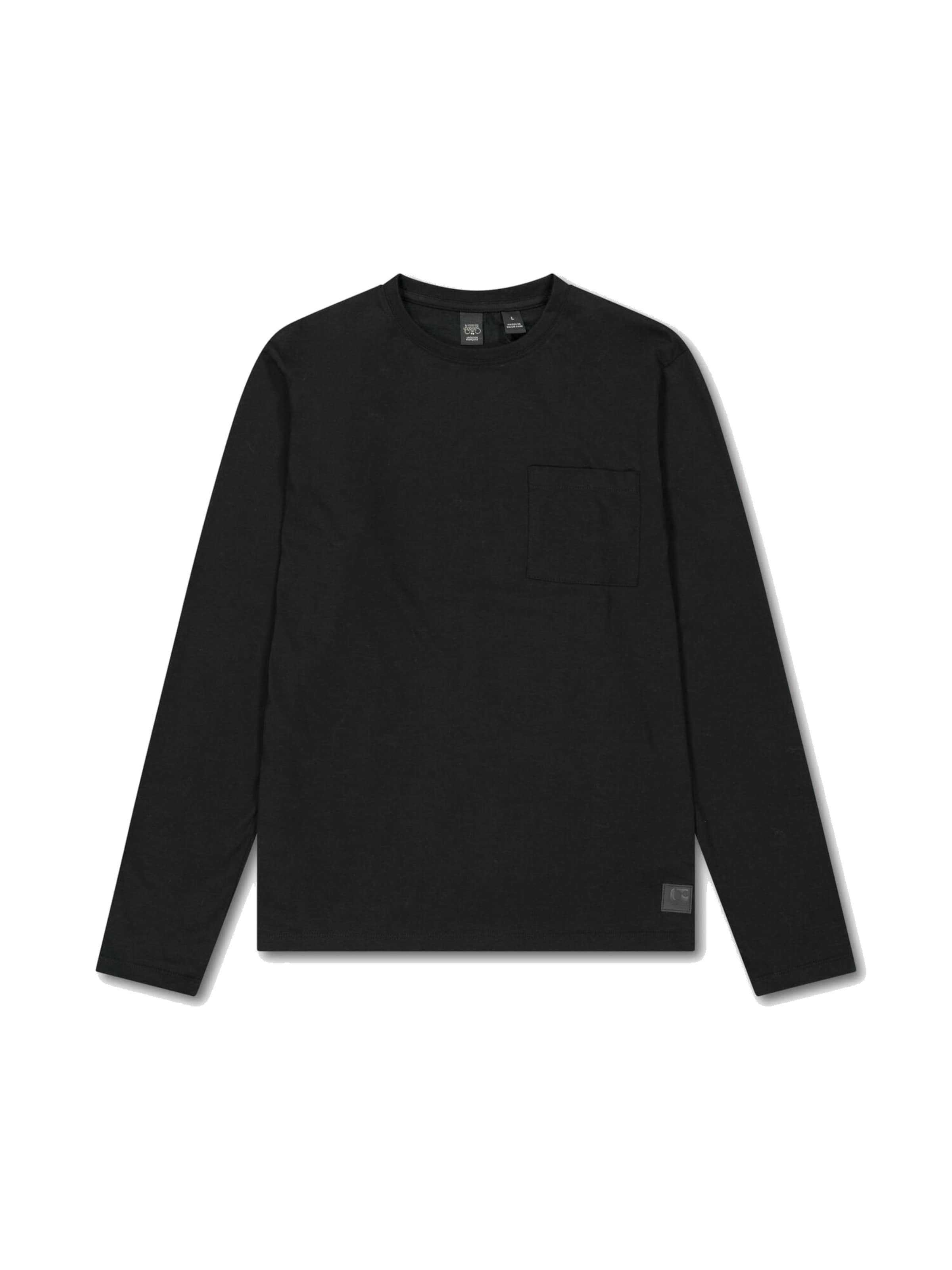 Le Temps Des Cerises T-Shirt en S en noir, Vue avec produit