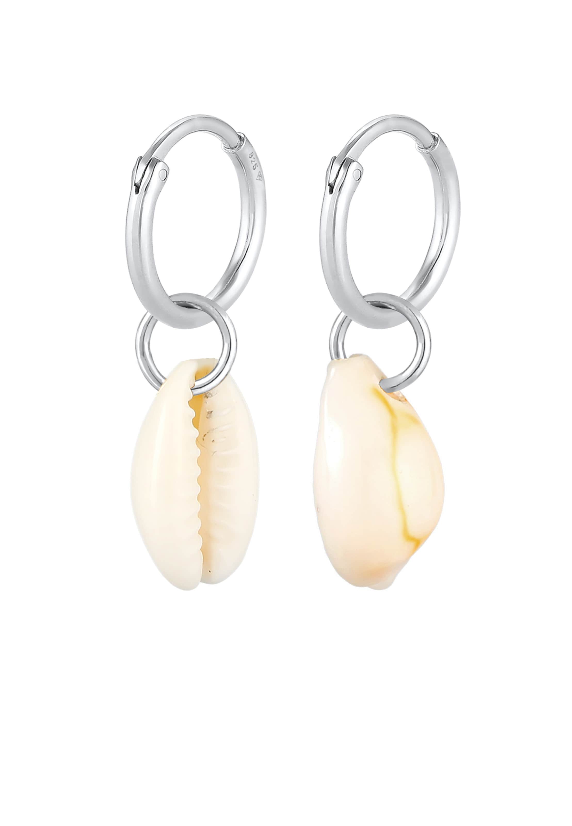 ELLI Ohrringe in Silber: Vorderseite