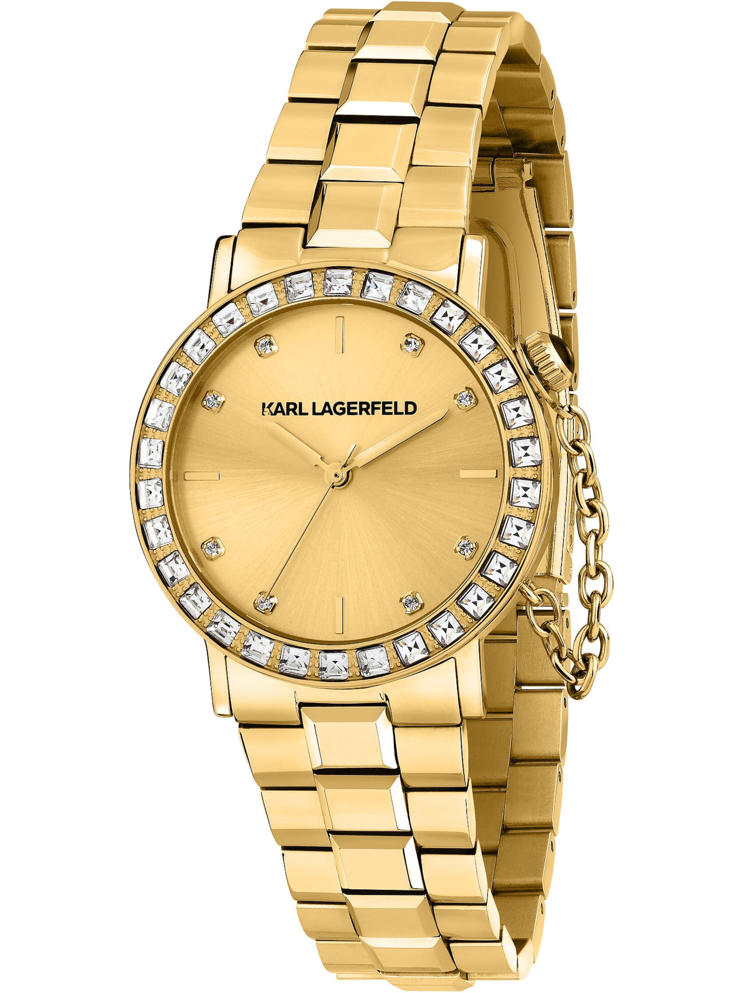 Karl Lagerfeld Uhr in Gold: Vorderseite